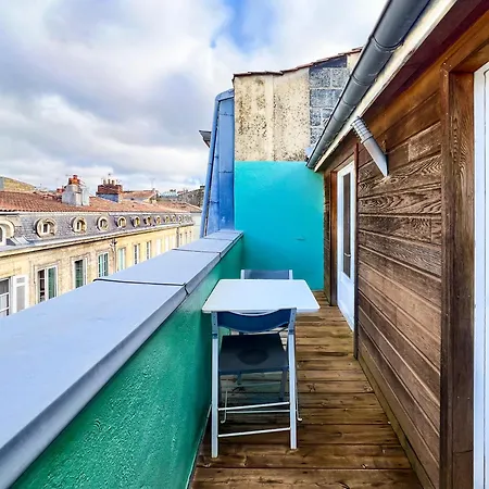 公寓 Superbe Climatise Avec Terrasse En Hyper Centre 波尔多
